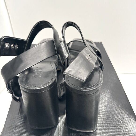 DKNY Bibiana Slingback Platform Sandals Ankle-Strap Block Heel, pumps, shoes 11 - Picture 6 of 11